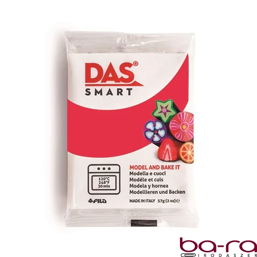 Gyurma DAS Smart süthető és modellező gyurma 57 g piros