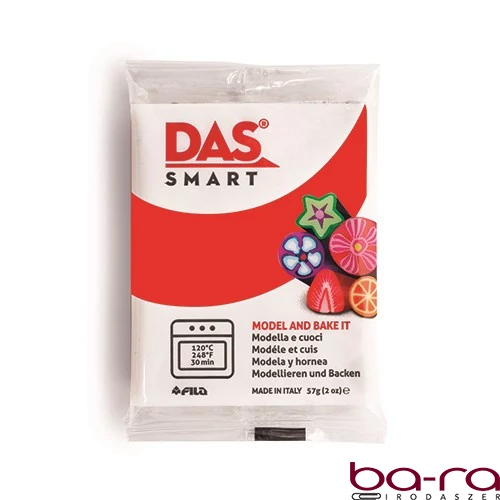 Gyurma DAS Smart süthető és modellező gyurma 57 g skarlát piros