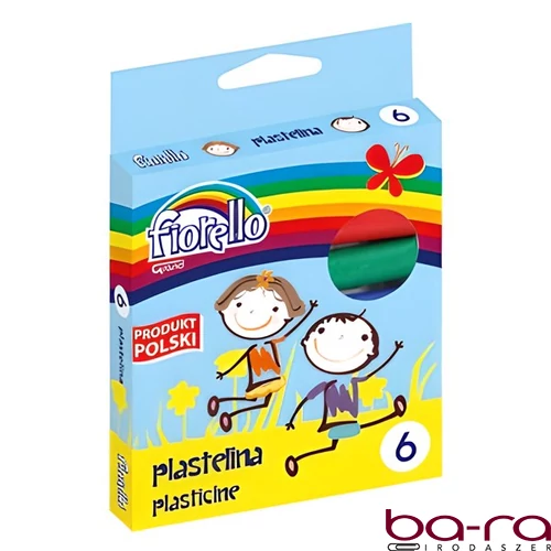 Gyurma FIORELLO 6 darabos színes 96 g