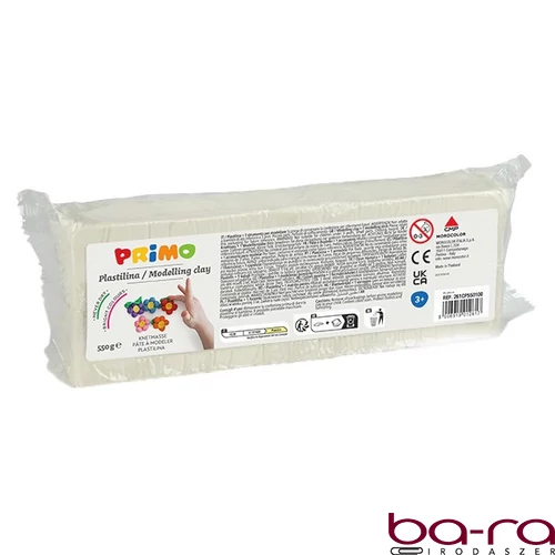 Gyurma PRIMO modellező gyurma 550 g fehér