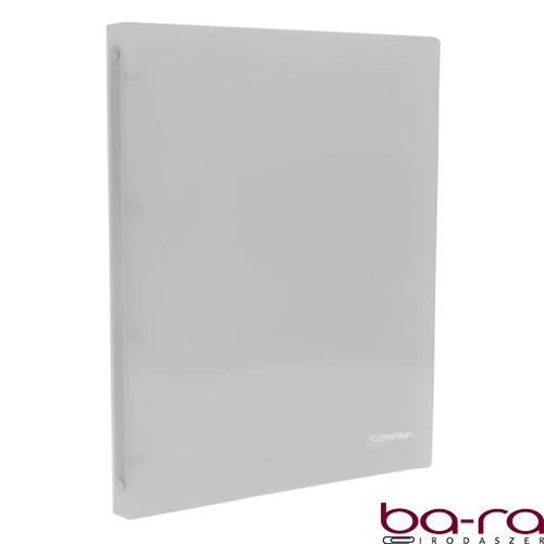 Gyűrűskönyv E-COLLECTION A/4 20 mm 4 gyűrű PP átlátszó