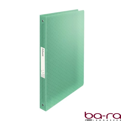 Gyűrűskönyv ESSELTE Colour Breeze A/4 25 mm 4 gyűrű PP átlátszó zöld