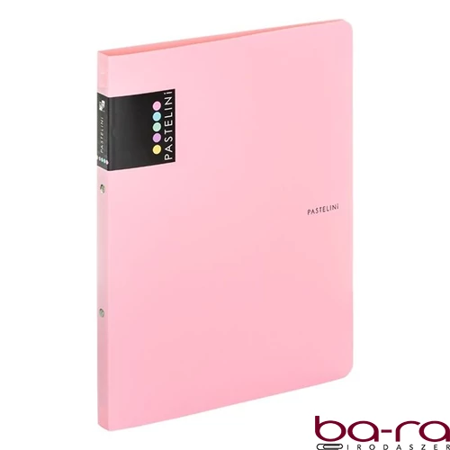 Gyűrűskönyv PASTELINI A/4 2 gyűrű PP 20 mm pink