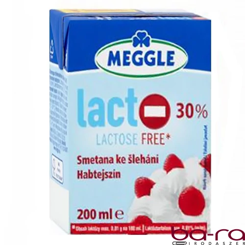 Habtejszín MEGGLE Laktózmentes UHT 30% 200ml