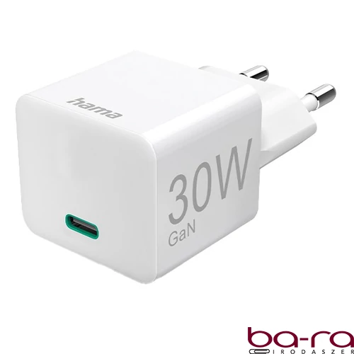 Hálózati töltő HAMA USB-C 30W fehér