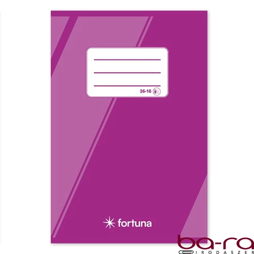 Hangjegyfüzet FORTUNA Basic A/5 16 lapos 36-16