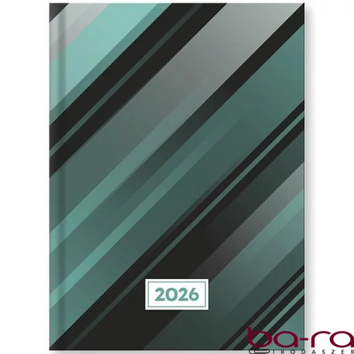 Határidőnapló VECTRALINE Csíkos B/6 heti fehér lapos 2026.