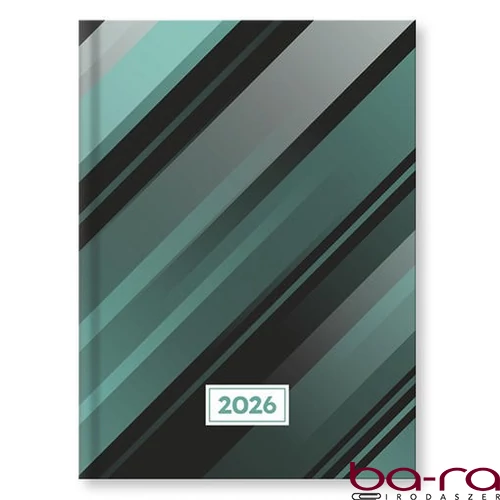 Határidőnapló VECTRALINE Csíkos B/6 napi fehér lapos 2026.