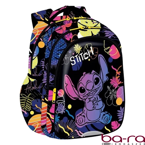 Hátizsák COOLPACK Lilo és Stitch Jerry 28x38x19 cm fekete mintás