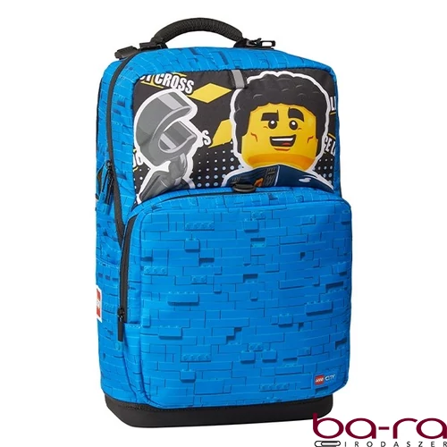 Hátizsák szett LEGO City Johansen 2 részes tornazsákkal kék