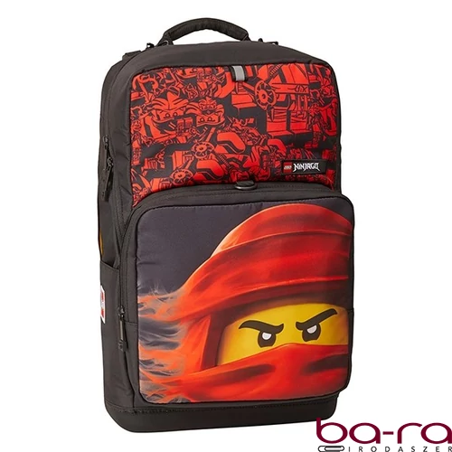 Hátizsák szett LEGO Ninjago Johansen 2 részes tornazsákkal piros