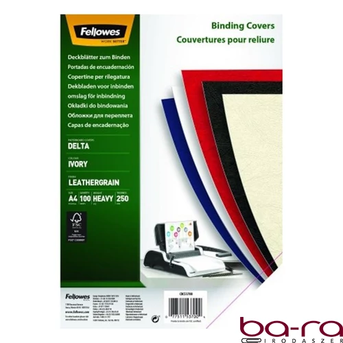 Hátlap FELLOWES Delta A/4 250 g matt elefántcsont 100/csom