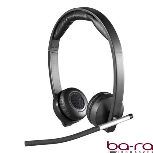 Headset vezeték nélküli LOGITECH H820E Dual 2,4 Ghz/USB fekete