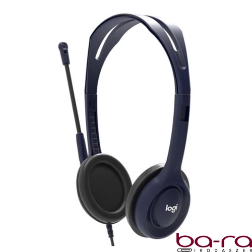 Headset vezetékes LOGITECH School Jack Sztereo OEM kék