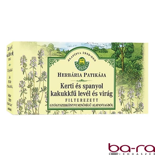 Herbatea HERBÁRIA kerti és spanyol kakukkfű levél 25x1 g