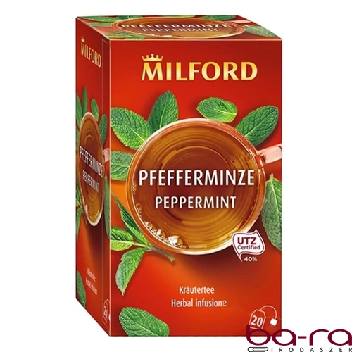 Herbatea MILFORD borsmenta 20 filter/doboz