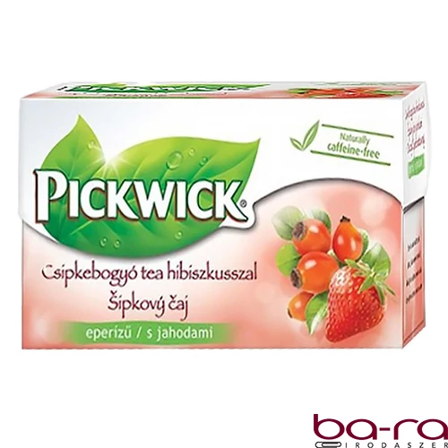 Herbatea PICKWICK csipkebogyó-hibiszkusz-eper 20 filter/doboz