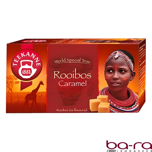 Herbatea TEEKANNE Rooibos karamell ízű 20 filter/doboz