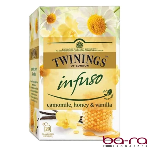 Herbatea TWININGS méz és vanília 20 filter/doboz