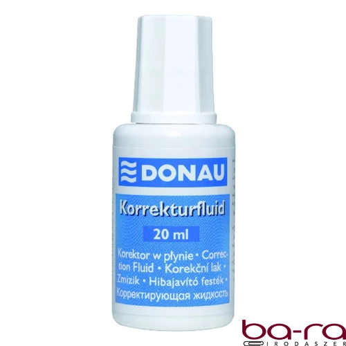 Hibajavító folyadék DONAU ecsetes oldószeres 20 ml
