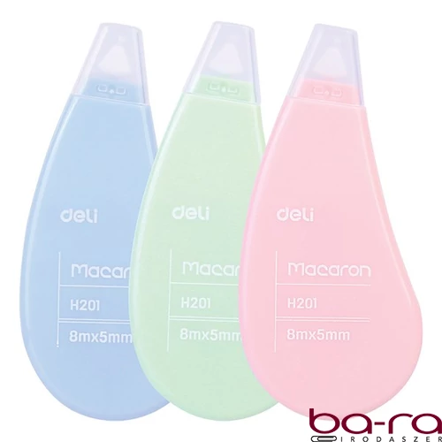 Hibajavító roller DELI Macaron 5 mm x 8 m pasztell