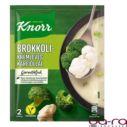 Instant KNORR Brokkolikrémleves karfiollal 51 g