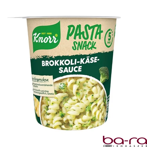 Instant tészta KNORR Snack Brokkoli-sajt szósz 62 g