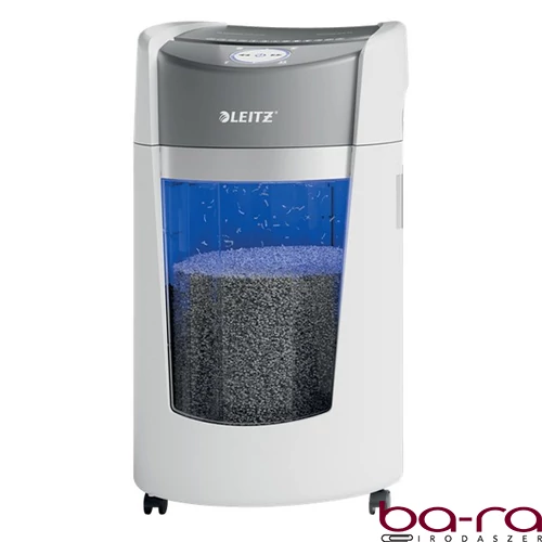 Iratmegsemmisítő LEITZ IQ OptiMax Office mikrokonfetti  P5 10 lap fehér