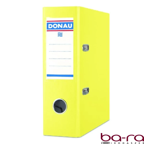 Iratrendező DONAU Master A/5 75 mm PP/karton sárga