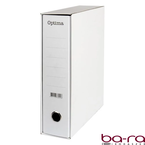 Iratrendező tokos OPTIMA A/4 80mm fehér