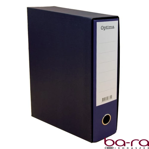 Iratrendező tokos OPTIMA A/4 80mm indigókék