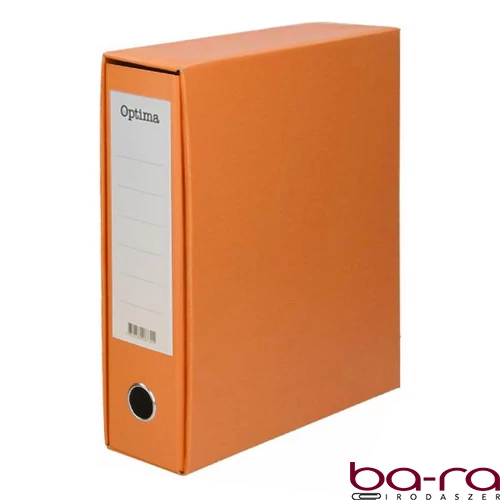 Iratrendező tokos OPTIMA A/4 80mm narancs