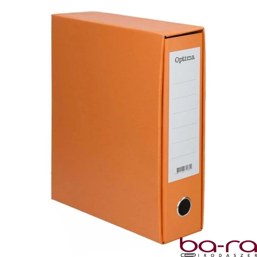 Iratrendező tokos OPTIMA A/4 80mm narancs