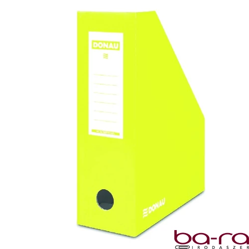 Irattartó papucs DONAU 100 mm karton sárga