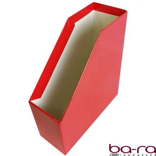 Irattartó papucs FORTUNA Elegant 90 mm karton fóliás piros