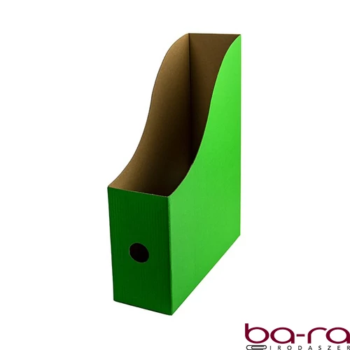 Irattartó papucs FORTUNA 80 mm karton összehajtható zöld