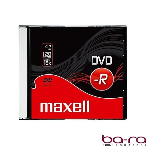 Írható DVD-R MAXELL 4,7GB slim tok