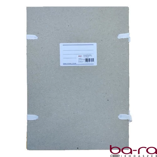 Irományfedél szalagos CLARISSA 1050 g natúr 1,2m szalaggal