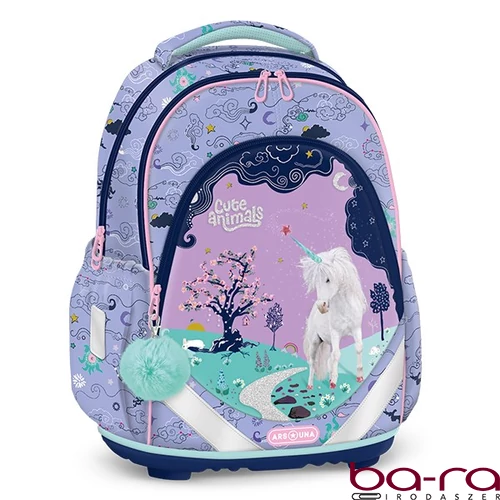 Iskolatáska ARS UNA anatómiai Cute Animals-Unicorn