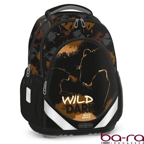 Iskolatáska ARS UNA anatómiai Wild in The Dark