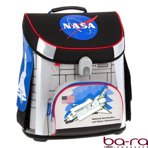 Iskolatáska ARS UNA kompakt easy ergonómikus mágneszáras szürke NASA-1