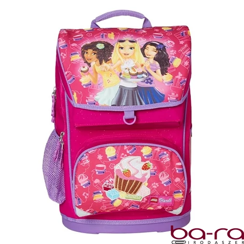 Iskolatáska szett LEGO Friends Cupcake 2 részes pink