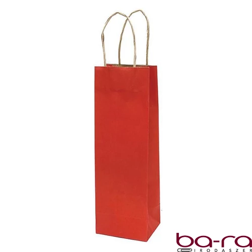 Italtasak CREATIVE Classic Simple 13x36x10 cm kraft egyszínű piros sodort füles