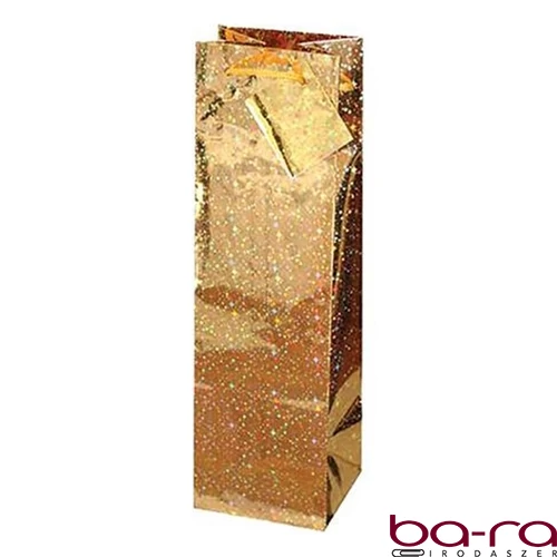Italtasak CREATIVE Special Hologram 13x36x9 cm egyszínű arany sodort füles