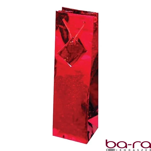 Italtasak CREATIVE Special Hologram 13x36x9 cm egyszínű piros sodort füles