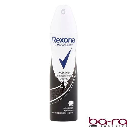 Izzadásgátló deo REXONA Invisible Black&White 150ml