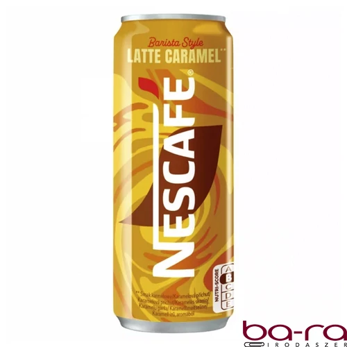 Jegeskávé ital NESCAFE Barista Caramell Latte 250 ml