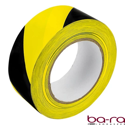 Jelzőszalag GRAND 48mm x 50m sárga-fekete