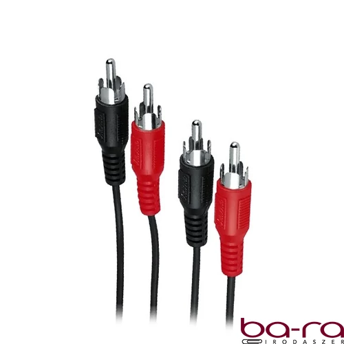 Kábel HAMA Eco 2RCA összekötő 1,5m fekete
