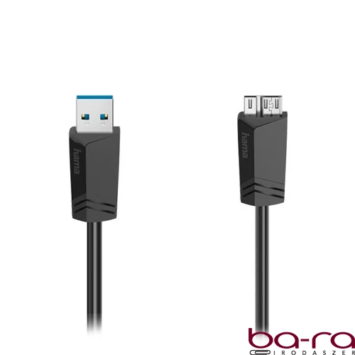 Kábel HAMA USB-A/Micro-USB 0,75m fekete